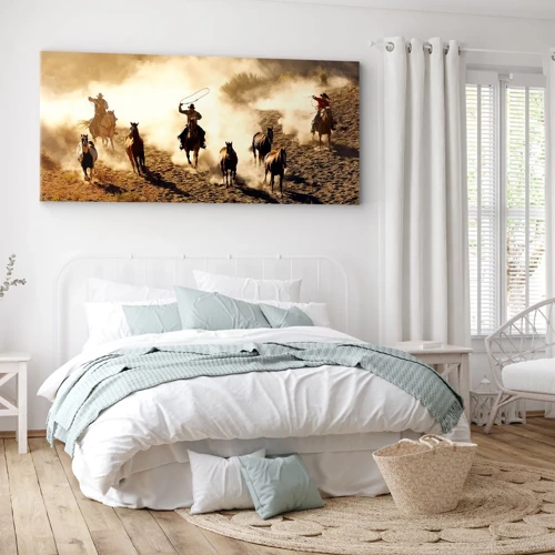 Canvas picture - Really Wild West - 120x50 cm