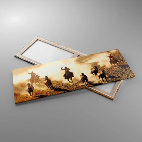 Canvas picture - Really Wild West - 140x50 cm