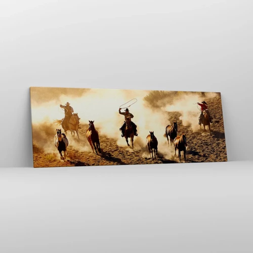 Canvas picture - Really Wild West - 140x50 cm