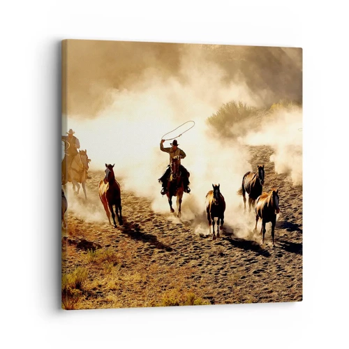 Canvas picture - Really Wild West - 30x30 cm