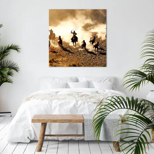 Canvas picture - Really Wild West - 30x30 cm