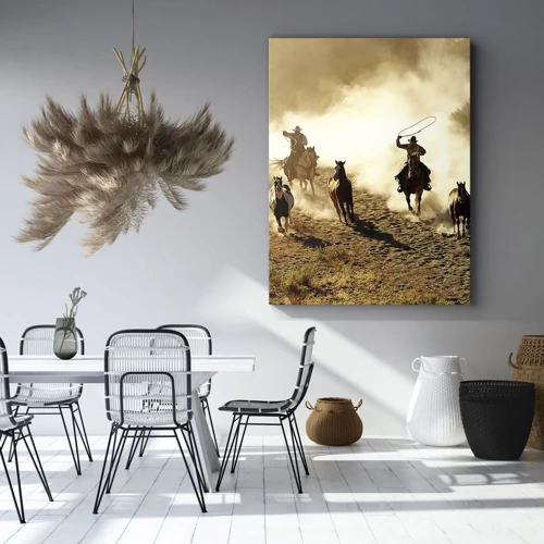 Canvas picture - Really Wild West - 45x80 cm