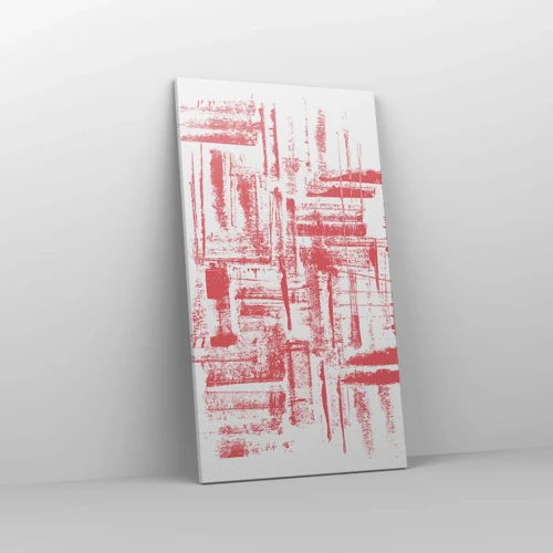 Canvas picture - Red City - 45x80 cm