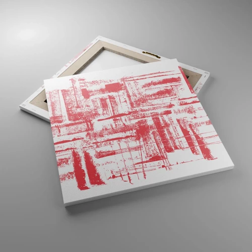 Canvas picture - Red City - 50x50 cm