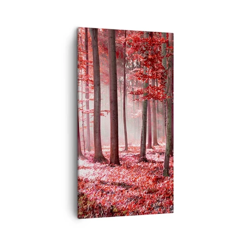 Canvas picture - Red Equally Beautiful - 45x80 cm