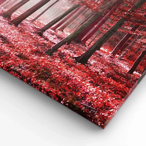 Canvas picture - Red Equally Beautiful - 45x80 cm