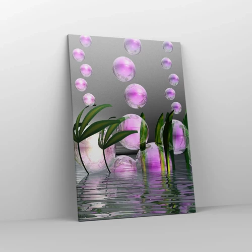 Canvas picture - Reflexive Composition of Lightness and Life - 70x100 cm