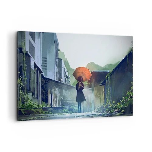 Canvas picture - Refreshing Rain - 120x80 cm