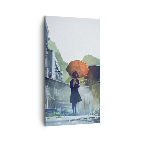 Canvas picture - Refreshing Rain - 45x80 cm