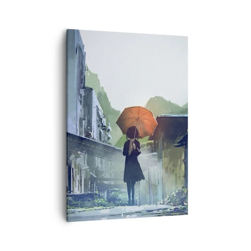 Canvas picture - Refreshing Rain - 50x70 cm