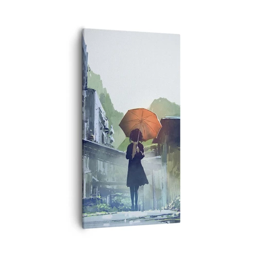 Canvas picture - Refreshing Rain - 55x100 cm
