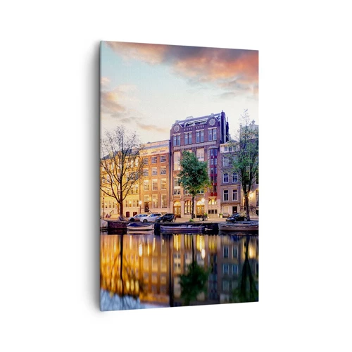 Canvas picture - Reserved and Calm Dutch Beaty - 80x120 cm