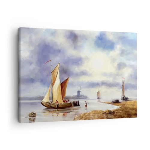 Canvas picture - Return of Sailors - 70x50 cm