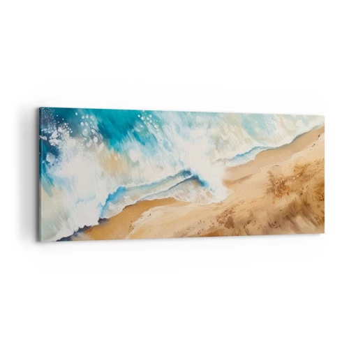 Canvas picture - Returning Wave - 100x40 cm