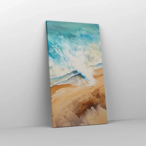 Canvas picture - Returning Wave - 45x80 cm