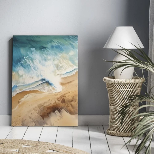 Canvas picture - Returning Wave - 55x100 cm