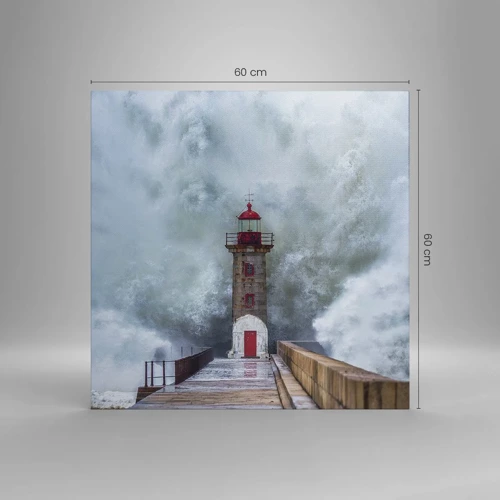 Canvas picture - Roar of Waters, Whirr of the Wind - 60x60 cm