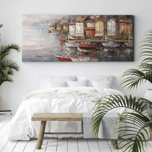 Canvas picture - Romantic Marina - 100x40 cm