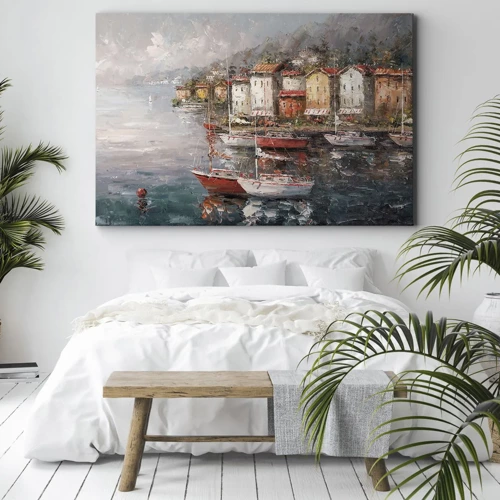 Canvas picture - Romantic Marina - 120x80 cm