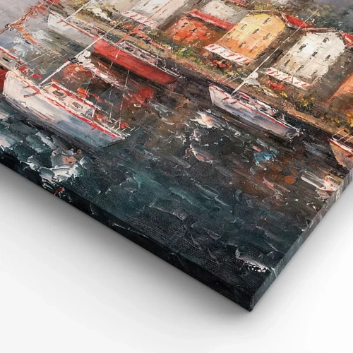 Canvas picture - Romantic Marina - 160x50 cm