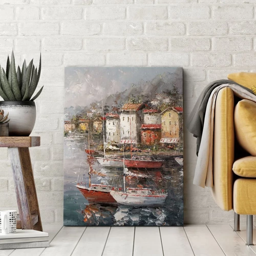 Canvas picture - Romantic Marina - 50x70 cm