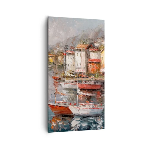 Canvas picture - Romantic Marina - 55x100 cm