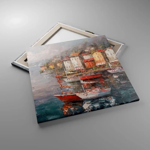 Canvas picture - Romantic Marina - 60x60 cm