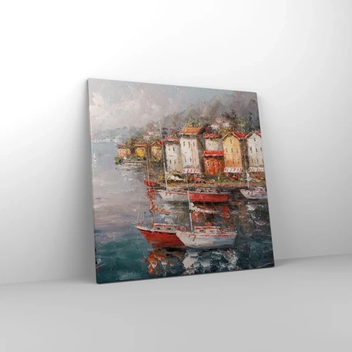 Canvas picture - Romantic Marina - 60x60 cm