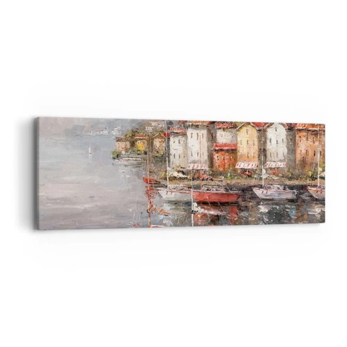 Canvas picture - Romantic Marina - 90x30 cm