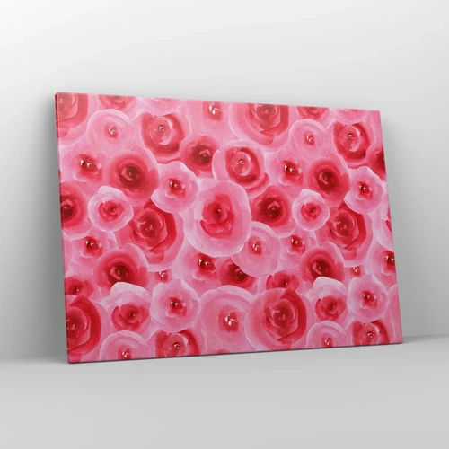 Canvas picture - Roses at the Bottom and at the Top - 100x70 cm