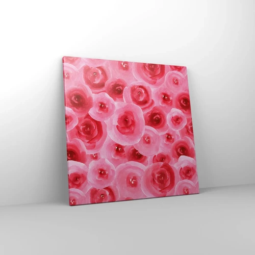 Canvas picture - Roses at the Bottom and at the Top - 50x50 cm