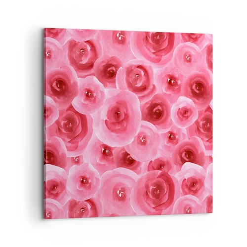 Canvas picture - Roses at the Bottom and at the Top - 60x60 cm