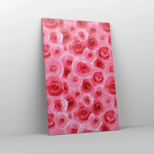 Canvas picture - Roses at the Bottom and at the Top - 80x120 cm