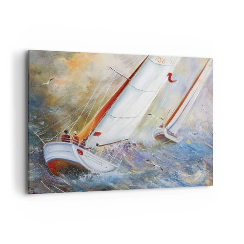 Canvas picture - Running on the Waves - 100x70 cm