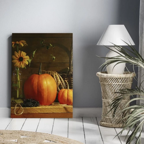 Canvas picture - Rustic Composition - Fruit of Autumn - 50x70 cm