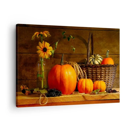 Canvas picture - Rustic Composition - Fruit of Autumn - 70x50 cm