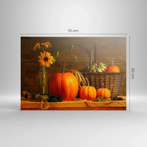 Canvas picture - Rustic Composition - Fruit of Autumn - 70x50 cm