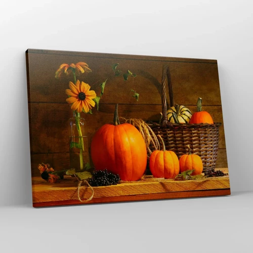 Canvas picture - Rustic Composition - Fruit of Autumn - 70x50 cm