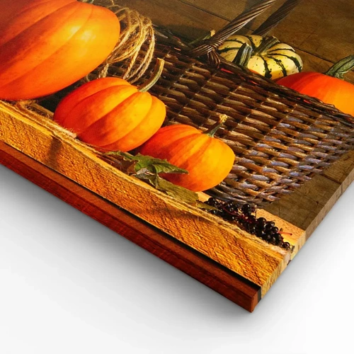 Canvas picture - Rustic Composition - Fruit of Autumn - 70x50 cm