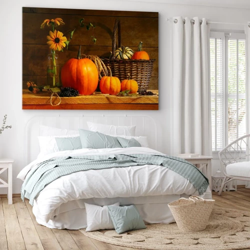 Canvas picture - Rustic Composition - Fruit of Autumn - 70x50 cm