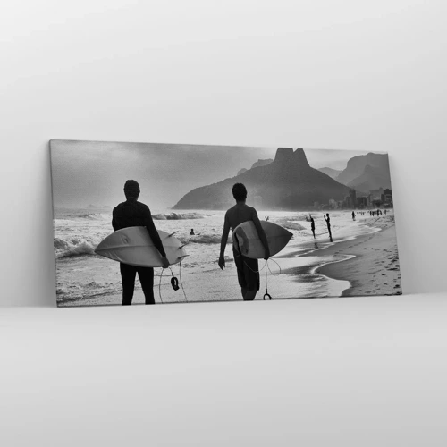 Canvas picture - Samba for One Wave - 120x50 cm