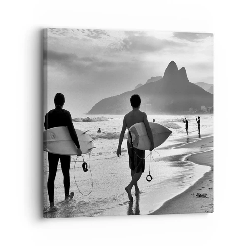 Canvas picture - Samba for One Wave - 30x30 cm