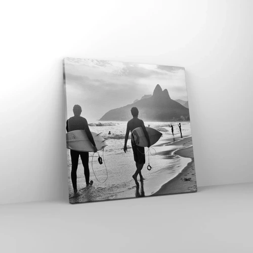 Canvas picture - Samba for One Wave - 30x30 cm
