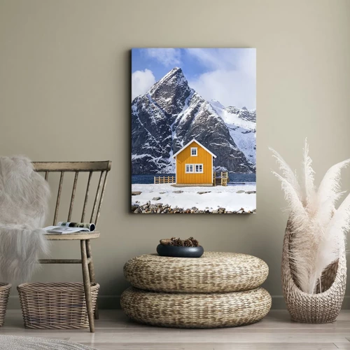 Canvas picture - Scandinavian Holiday - 65x120 cm