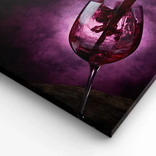 Canvas picture - Scarlet? Carmine? No, Ruby. - 45x80 cm