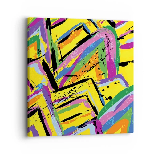 Canvas picture - Screaming from Joy - 40x40 cm