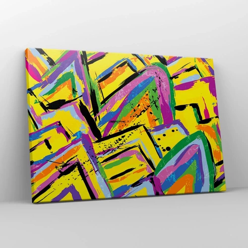 Canvas picture - Screaming from Joy - 70x50 cm
