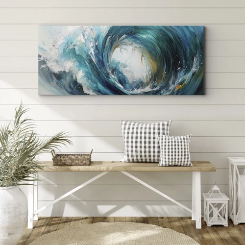Canvas picture - Sea Portal - 90x30 cm
