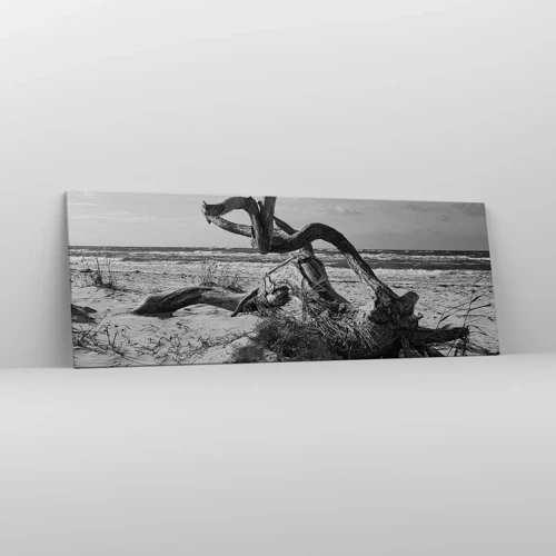 Canvas picture - Seaside Sculpture - 140x50 cm