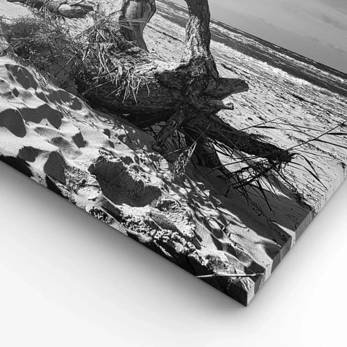 Canvas picture - Seaside Sculpture - 140x50 cm